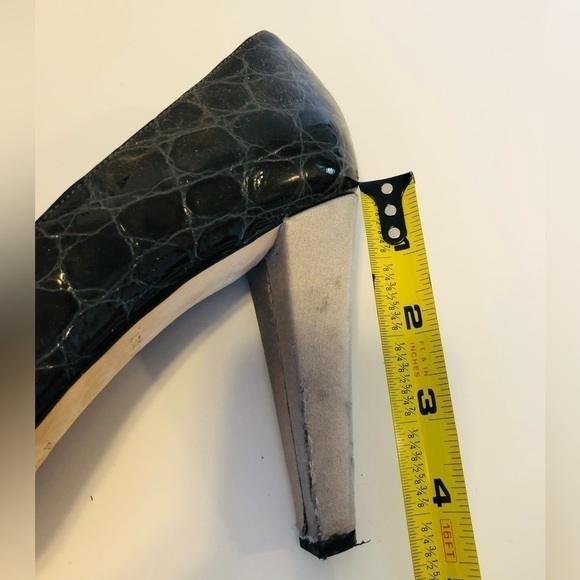 Kate Spade Peep Toe Leather Heels - Picture 3 of 4